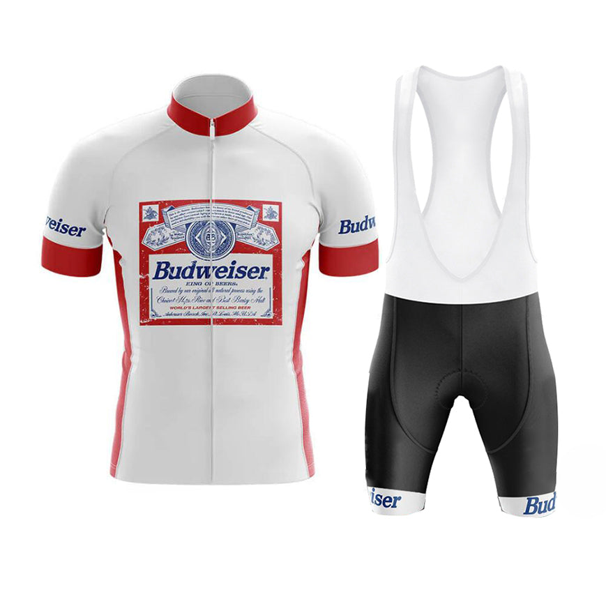 budweiser beer ycling jersey set
