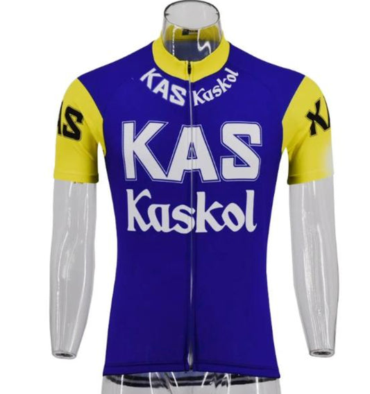 Kas Kaskol Short Sleeve Vintage Cycling Jersey Jose Manuel Fuente