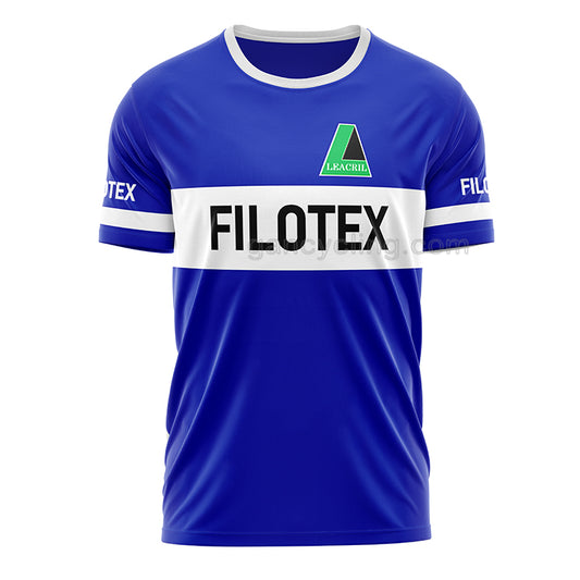 Filotex Blue Retro cycling T-Shirt
