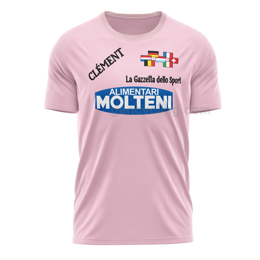 Molteni Giro d’Italia Pink Cycling T-Shirt