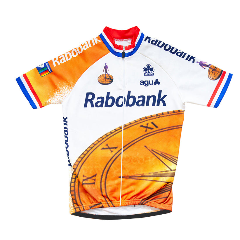 Maillot ciclista retro azul Hutchinson de Gan Mercier