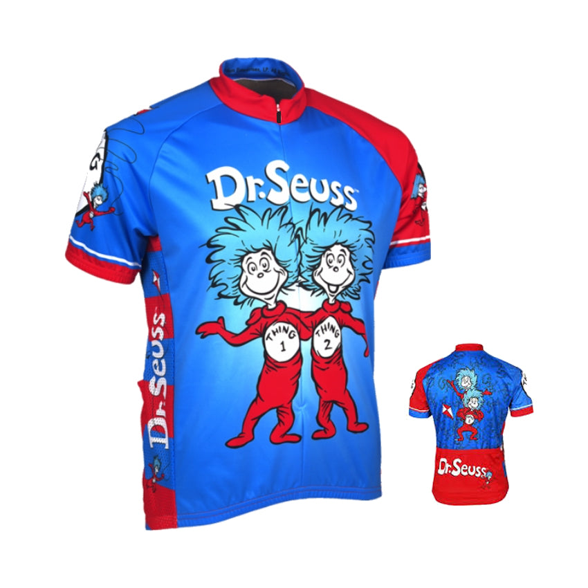 Maillot de cyclisme Dr Seuss Thing 1 et Thing 2