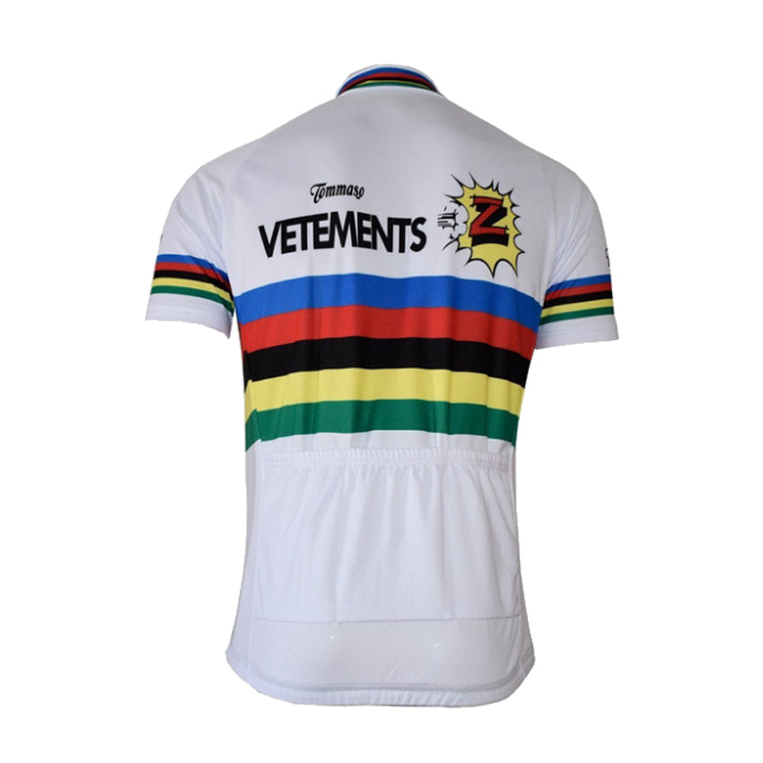 Maillot cycliste rétro Tomasso Vetements Team Z