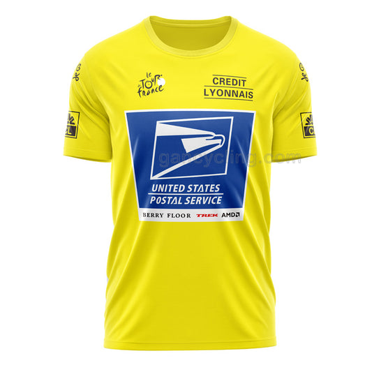 US Postal Service Tour de France Retro Cycling T-Shirt