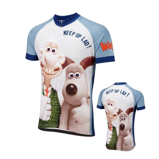 Wallace & Gromit Bike Jersey Keep Up Lad