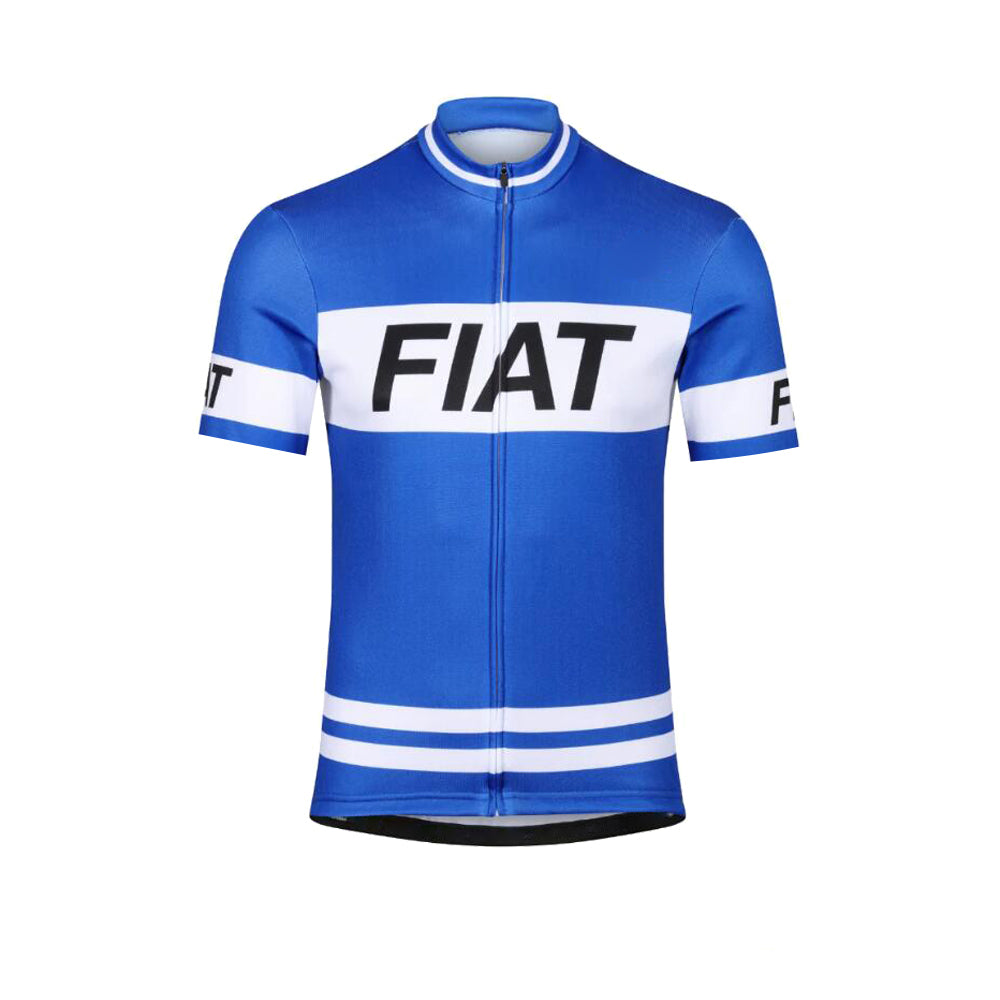 Maillot ciclista Fiat Team Retro Azul