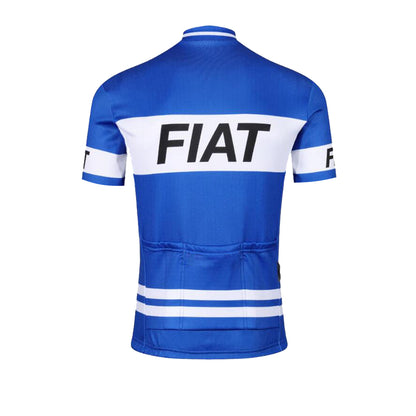 Maillot ciclista Fiat Team Retro Azul
