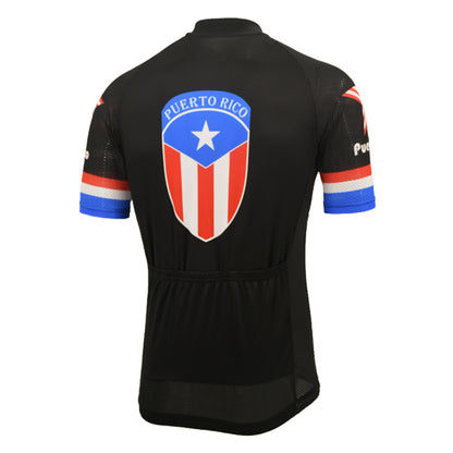 Puerto Rico Black Cycling Jersey