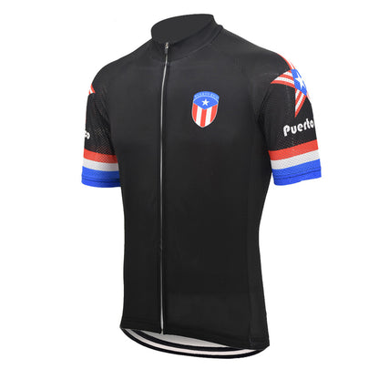 Puerto Rico Black Cycling Jersey