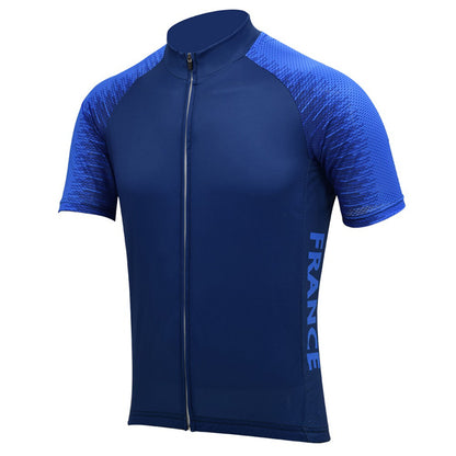 Maillot de ciclismo de Francia para hombre, equipo profesional, manga corta, ropa de verano transpirable 